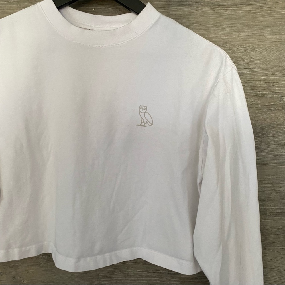 OVO Cropped Long Sleeve Tee - Picture 2 of 5